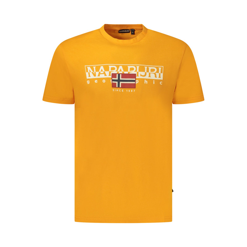 NAPAPIJRI T-SHIRT MANICHE CORTE UOMO ARANCIO