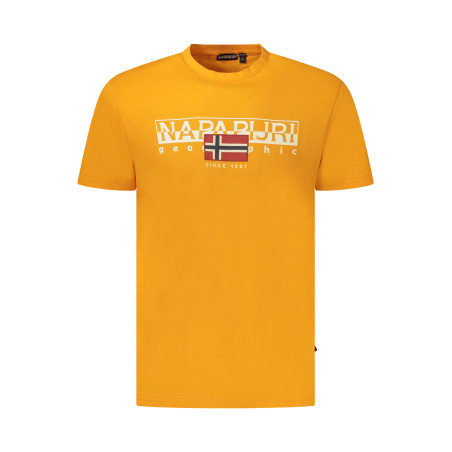 NAPAPIJRI T-SHIRT MANICHE CORTE UOMO ARANCIO