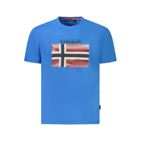 NAPAPIJRI KURZARM-T-SHIRT HERREN BLAU