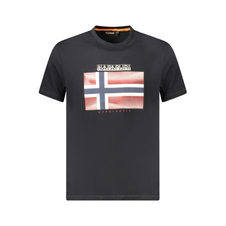 NAPAPIJRI KURZARM-T-SHIRT HERREN SCHWARZ