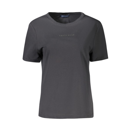 NORTH SAILS T-SHIRT MANICHE CORTE DONNA NERO
