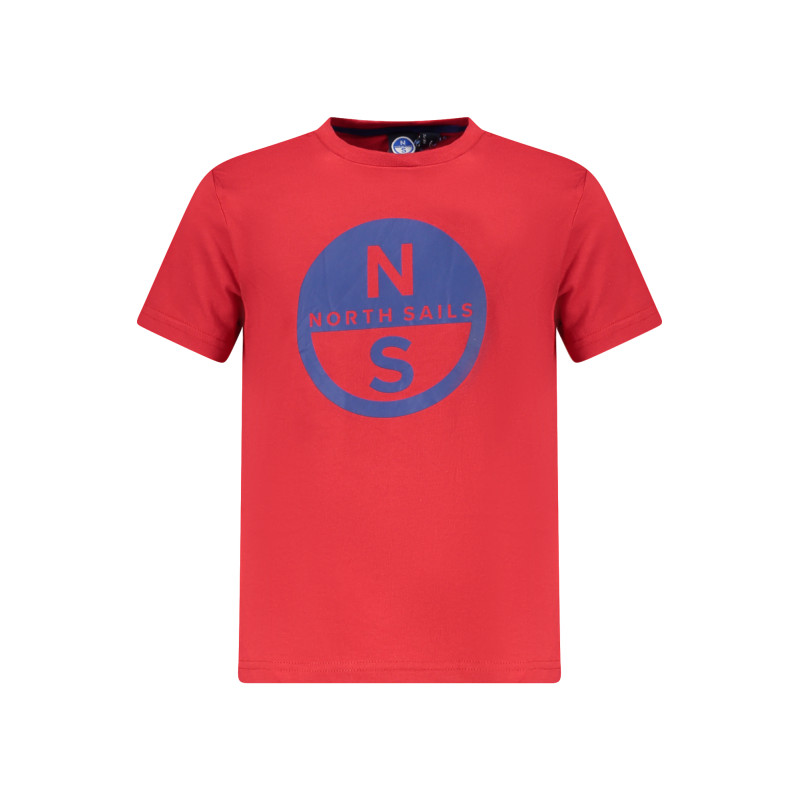 NORTH SAILS T-SHIRT MANICHE CORTE BAMBINO ROSSO