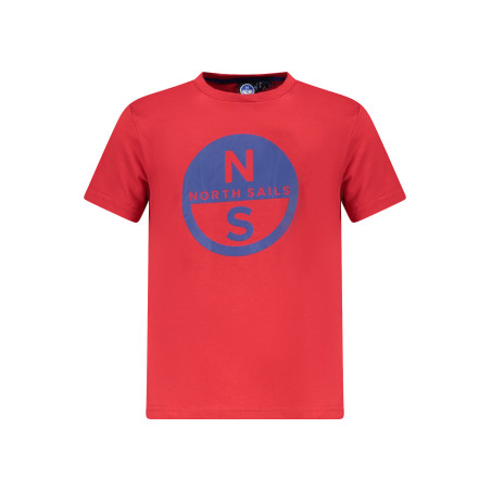 NORTH SAILS T-SHIRT MANICHE CORTE BAMBINO ROSSO