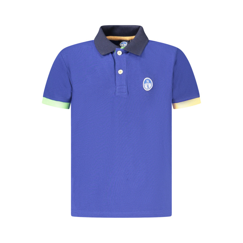 NORTH SAILS POLO MANICHE CORTE BAMBINO BLU