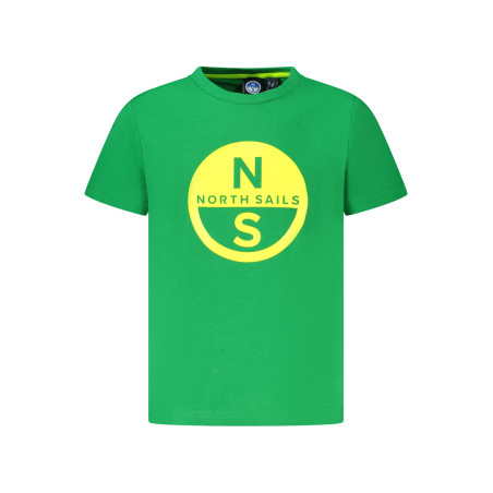 NORTH SAILS T-SHIRT MANICHE CORTE BAMBINO VERDE