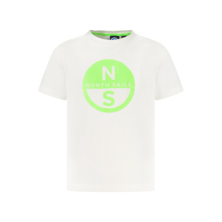 NORTH SAILS T-SHIRT MANICHE CORTE BAMBINO BIANCO