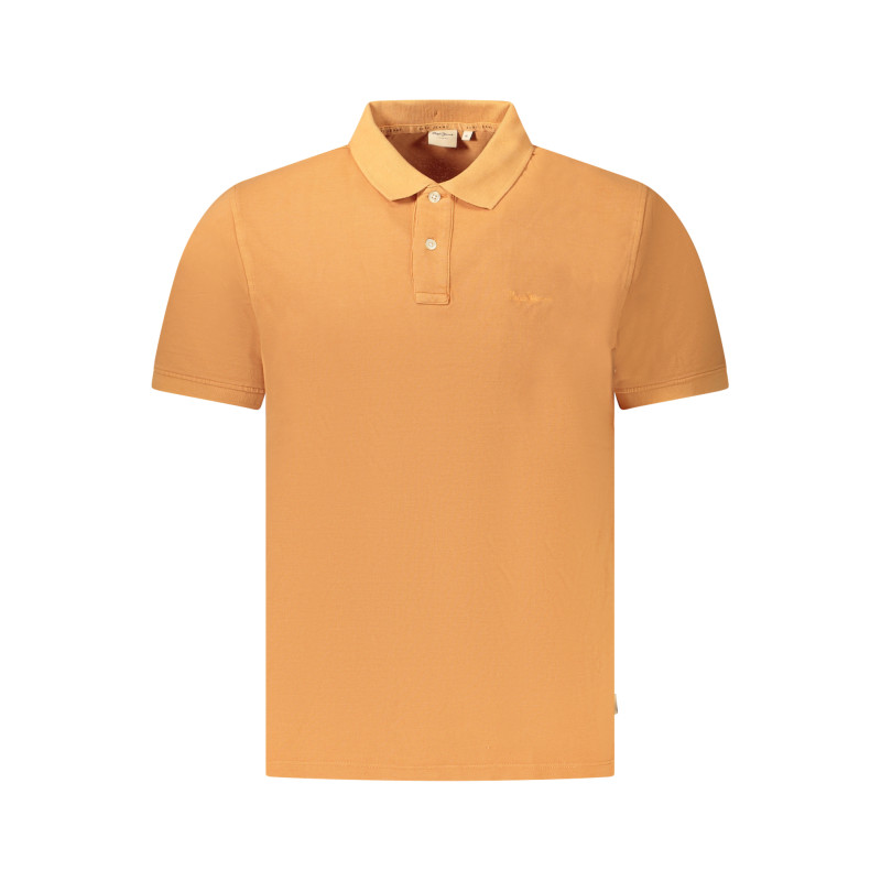 PEPE JEANS POLO MANICHE CORTE UOMO ARANCIO