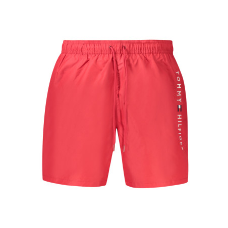 TOMMY HILFIGER RED MEN&39S BOTTOM SWIMSUIT