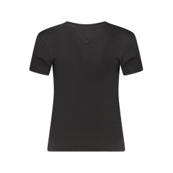 TOMMY HILFIGER SHORT SLEEVE T-SHIRT WOMEN BLACK