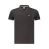 TOMMY HILFIGER HERREN KURZARM-POLO SCHWARZ
