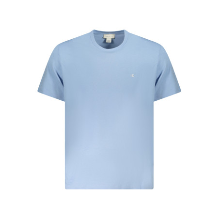 CALVIN KLEIN T-SHIRT MANICHE CORTE UOMO AZZURRO