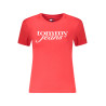 TOMMY HILFIGER T-SHIRT MANICHE CORTE DONNA ROSSO