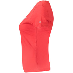 TOMMY HILFIGER DAMEN KURZARM T-SHIRT ROT