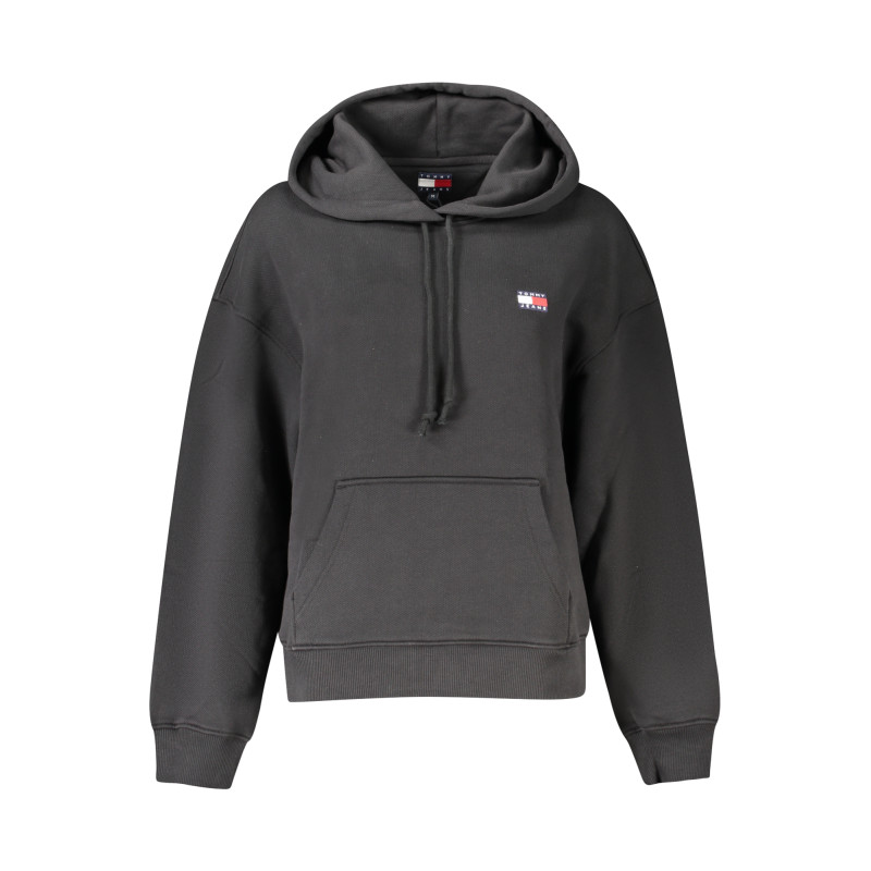 TOMMY HILFIGER SWEATSHIRT OHNE REISSVERSCHLUSS DAMEN SCHWARZ