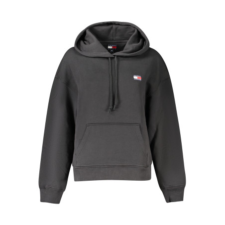 TOMMY HILFIGER FELPA SENZA ZIP DONNA NERO
