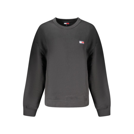 TOMMY HILFIGER FELPA SENZA ZIP DONNA NERO