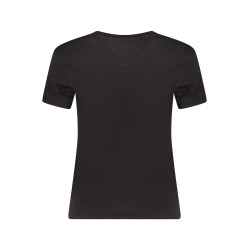 TOMMY HILFIGER T-SHIRT MANICHE CORTE DONNA NERO