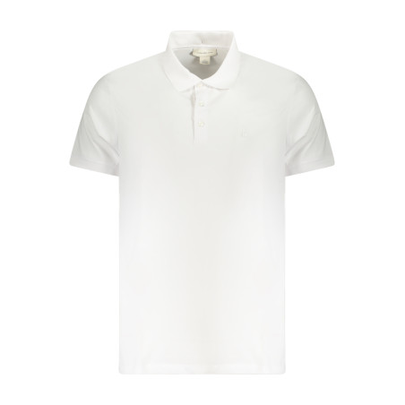 CALVIN KLEIN POLO MANICHE CORTE UOMO BIANCO