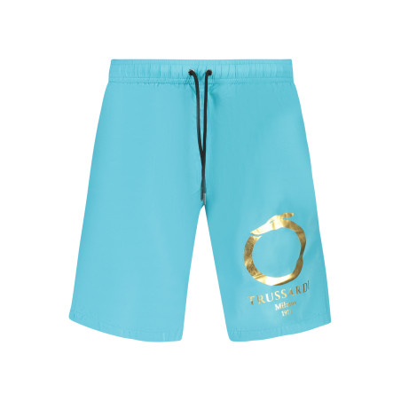 TRUSSARDI PANTALONE SHORT UOMO AZZURRO