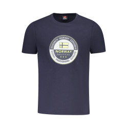 NORWEGEN 1963 HERREN KURZARM T-SHIRT BLAU