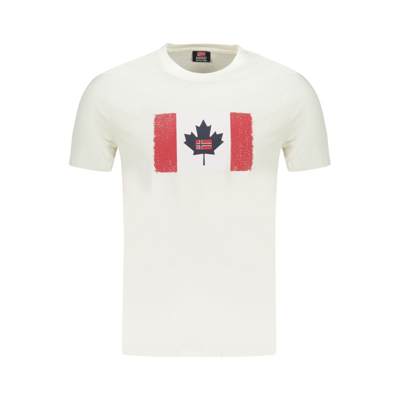 NORWAY 1963 T-SHIRT MANICHE CORTE UOMO BIANCO