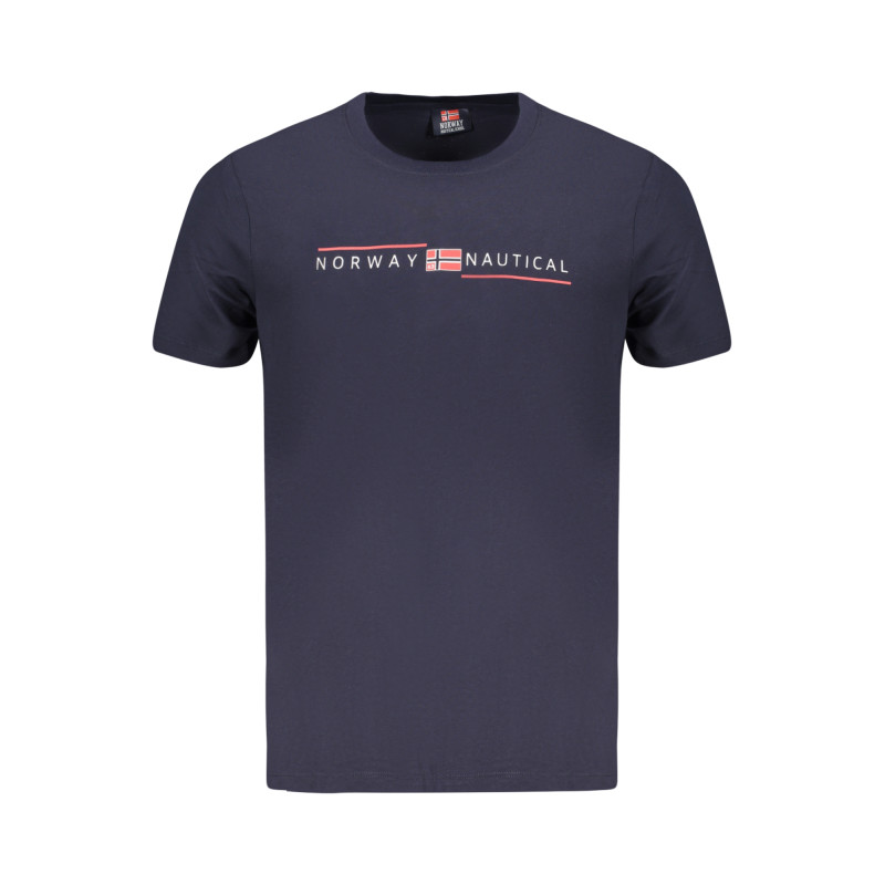 NORWEGEN 1963 HERREN KURZARM T-SHIRT BLAU