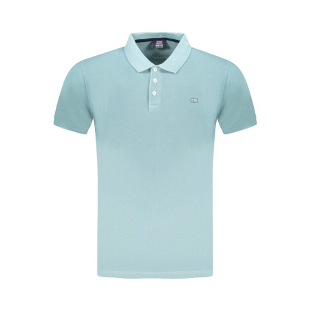 NORWAY 1963 POLO MANICHE CORTE UOMO AZZURRO