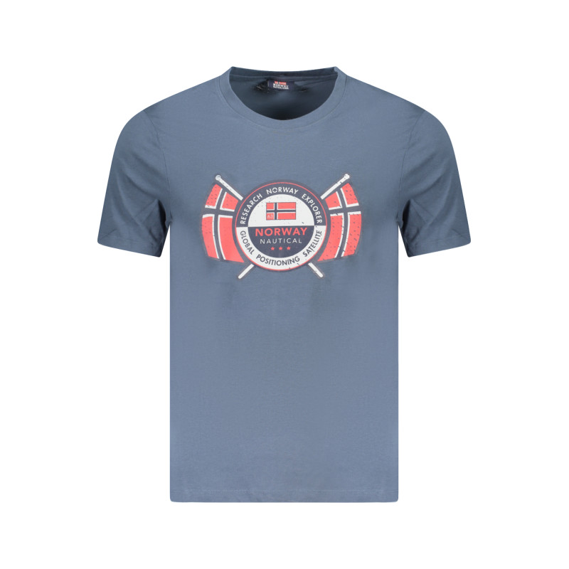 NORWAY 1963 MEN&39S SHORT SLEEVE T-SHIRT BLUE