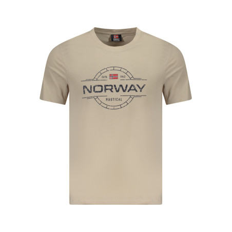 NORWEGEN 1963 HERREN KURZARM T-SHIRT BEIGE