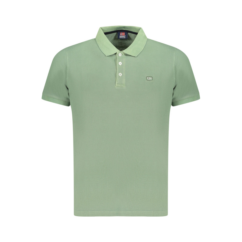 NORWAY 1963 MEN&39S SHORT SLEEVE POLO GREEN