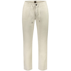 BOSS PANTALONE UOMO BEIGE