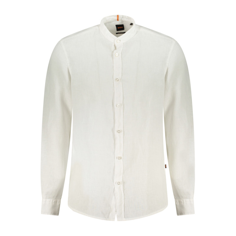 BOSS CAMICIA MANICHE LUNGHE UOMO BIANCO
