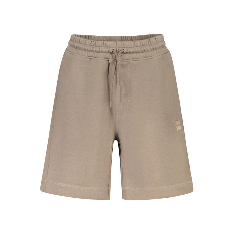 BOSS PANTALONE SHORT UOMO MARRONE