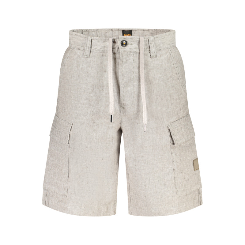 BOSS HERREN KURZE HOSE GRAU