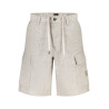 BOSS HERREN KURZE HOSE GRAU