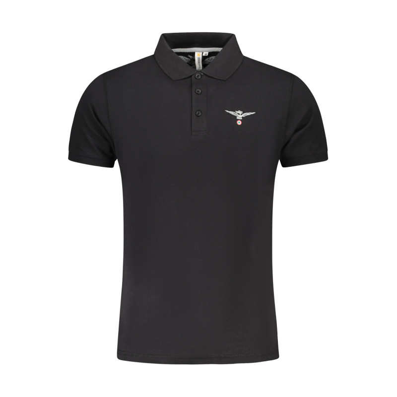 ARMY 1659 SCHWARZES HERREN-KURZARM-POLO