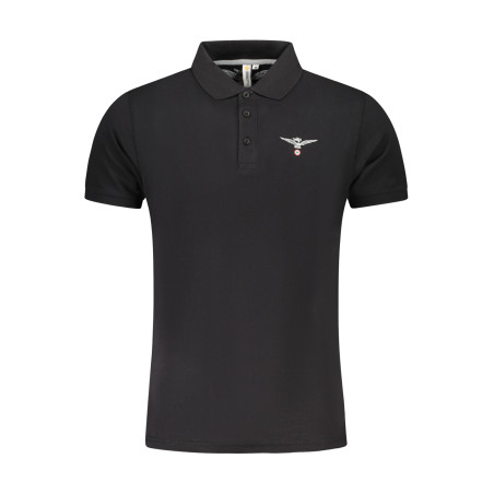 ARMY 1659 SCHWARZES HERREN-KURZARM-POLO
