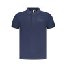 BLAUES KURZARM-POLOSHIRT DER MILITARY ACADEMY FÜR HERREN