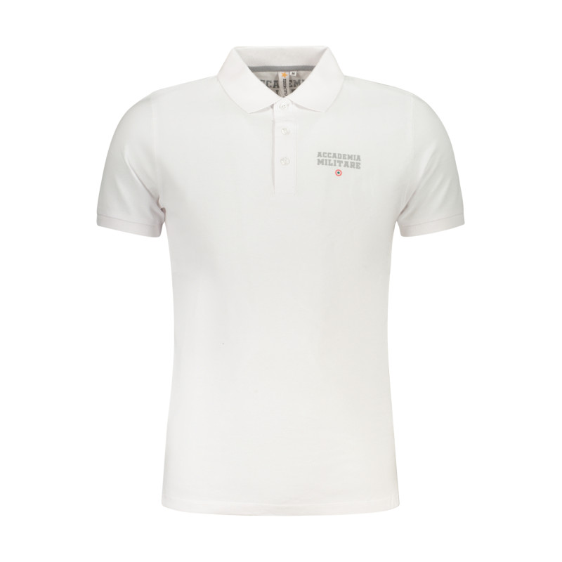 ACCADEMIA MILITARE POLO MANICHE CORTE UOMO BIANCO