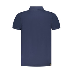 BLAUES KURZARM-POLOSHIRT DER MILITARY ACADEMY FÜR HERREN