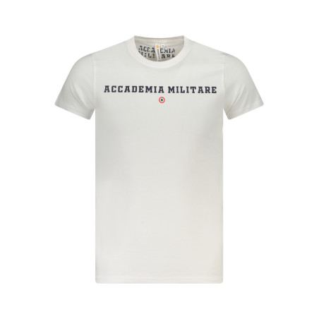 ACCADEMIA MILITARE T-SHIRT MANICHE CORTE UOMO BIANCO