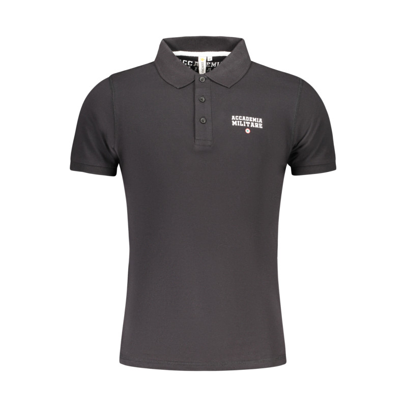 MILITARY ACADEMY BLACK MEN&39S SHORT SLEEVE POLO