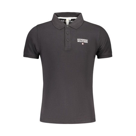 MILITARY ACADEMY BLACK MEN&39S SHORT SLEEVE POLO