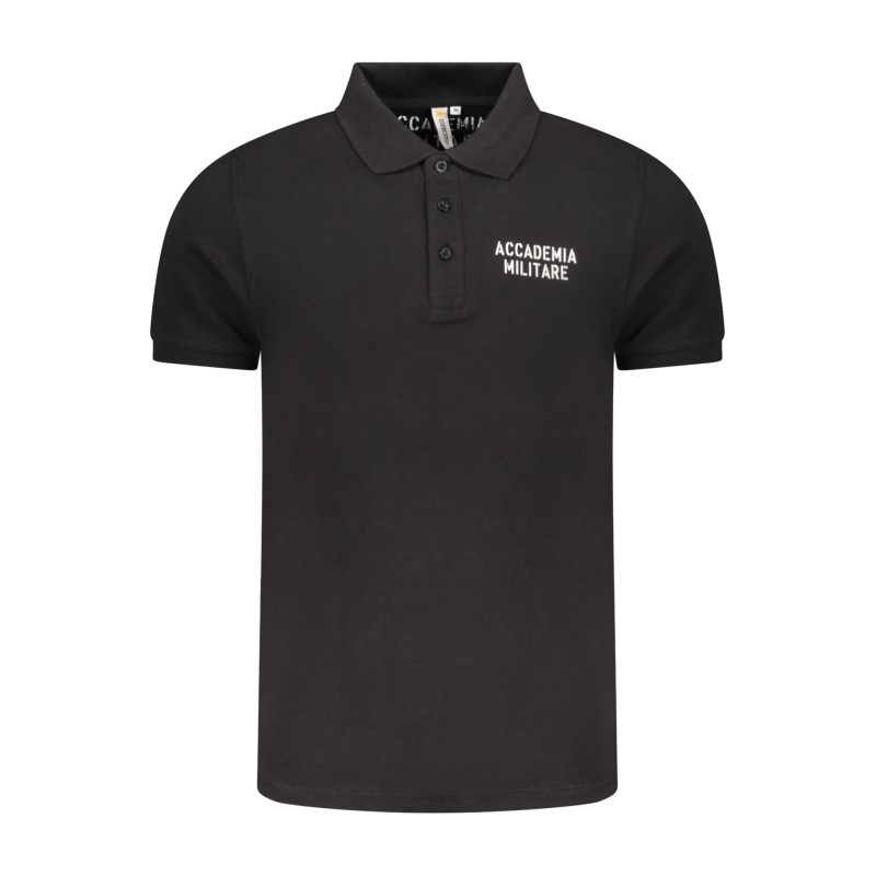 MILITARY ACADEMY SCHWARZES HERREN-KURZARM-POLO