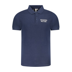 BLAUES KURZARM-POLOSHIRT...