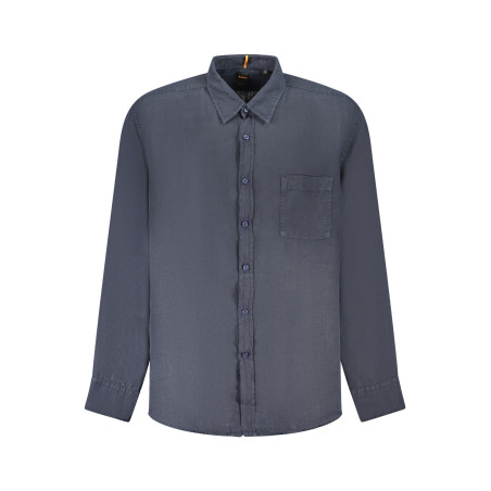 BOSS CAMICIA MANICHE LUNGHE UOMO BLU