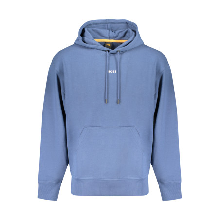 BOSS MEN&39S BLUE ZIP-UP SWEATSHIRT