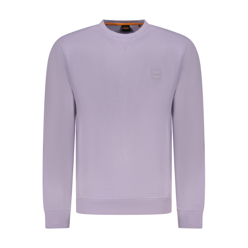 BOSS PURPLE HERREN-SWEATSHIRT MIT REISSVERSCHLUSS