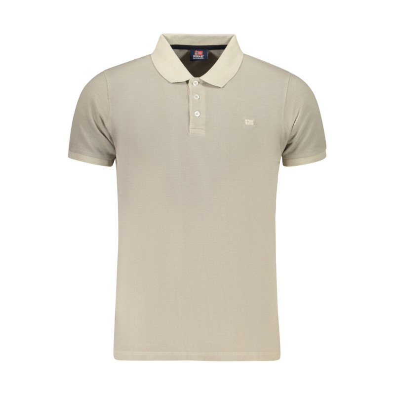NORWAY 1963 POLO MANICHE CORTE UOMO BEIGE