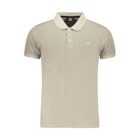 NORWAY 1963 POLO MANICHE CORTE UOMO BEIGE